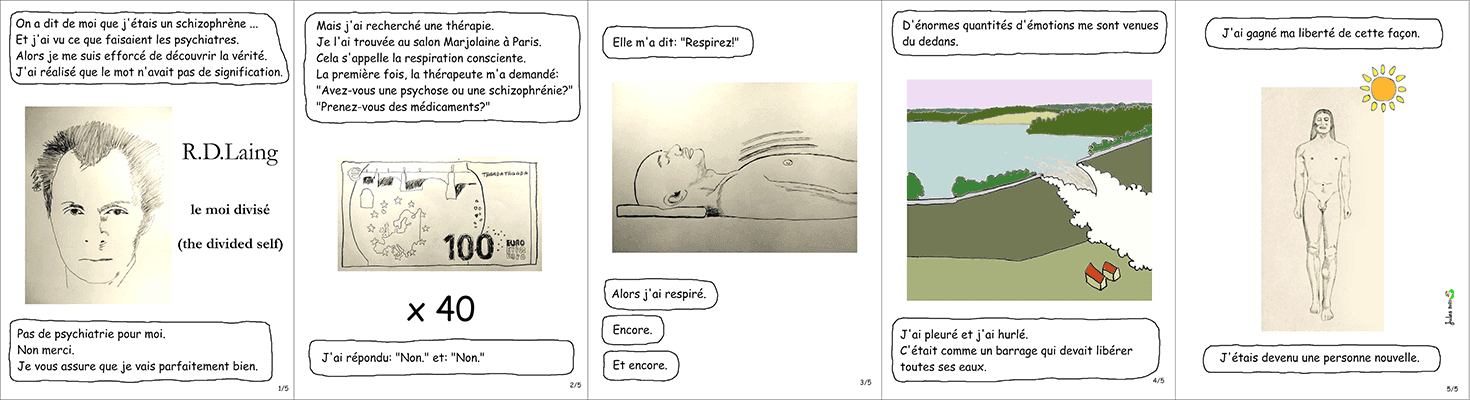 « On a dit de moi que j&rsquo;étais un schizophrène », bande-dessinée de Jules