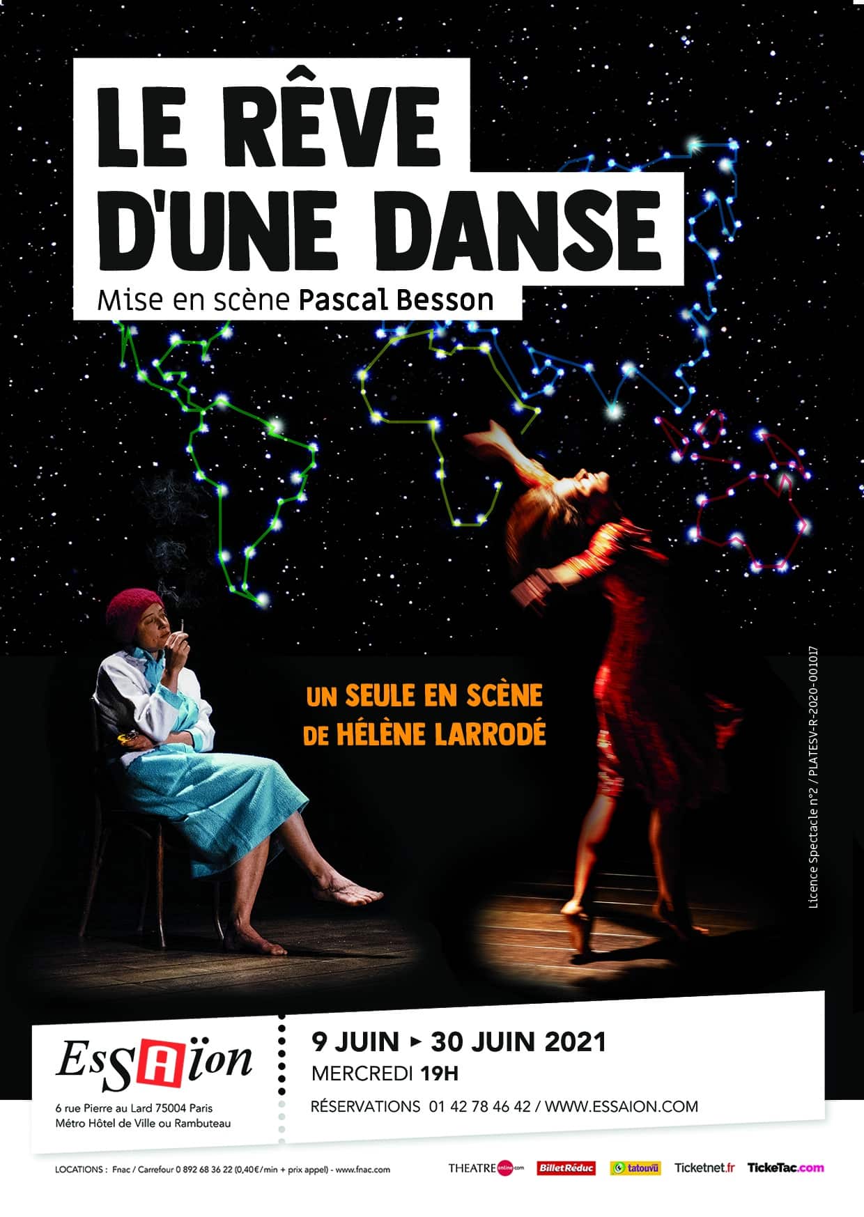 Spectacle « Le rêve d&rsquo;une danse » à Paris